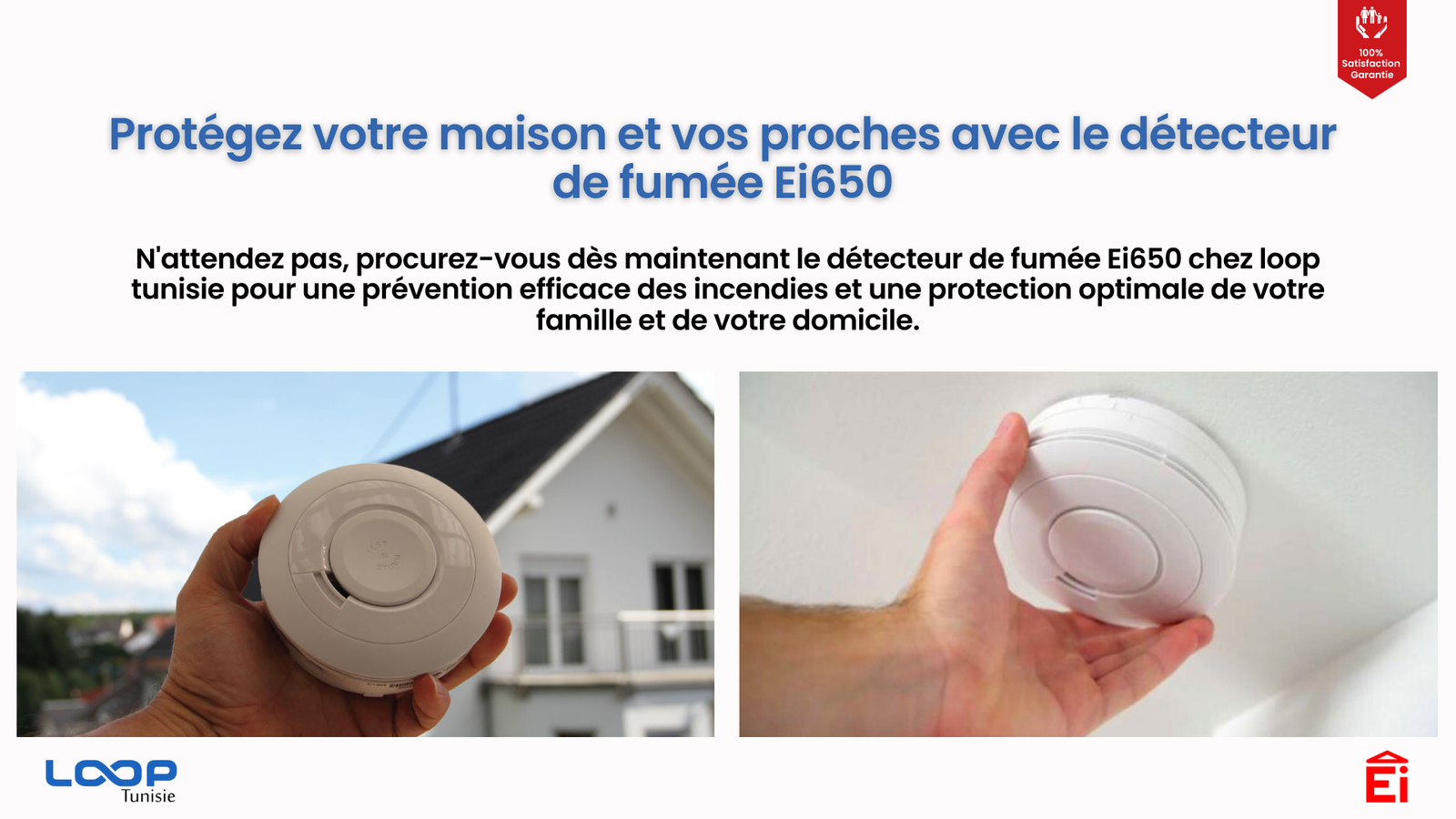 Détecteur de fumée ei electronics Ei650